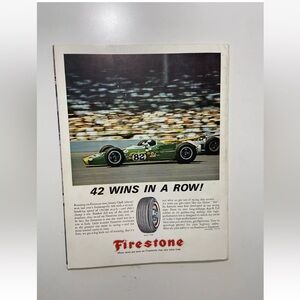 50th Anniversary Indianapolis 500 Official Program  May 30, 1966